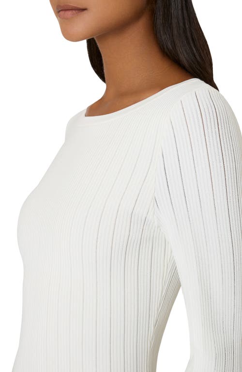 Milly Tabitha Sheer Stripe Long Sleeve Godet Minidress In Sand