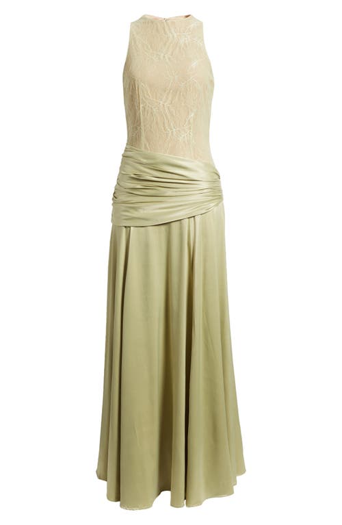 SONYA MODA SONYA MODA DALIA MIXED MEDIA GOWN