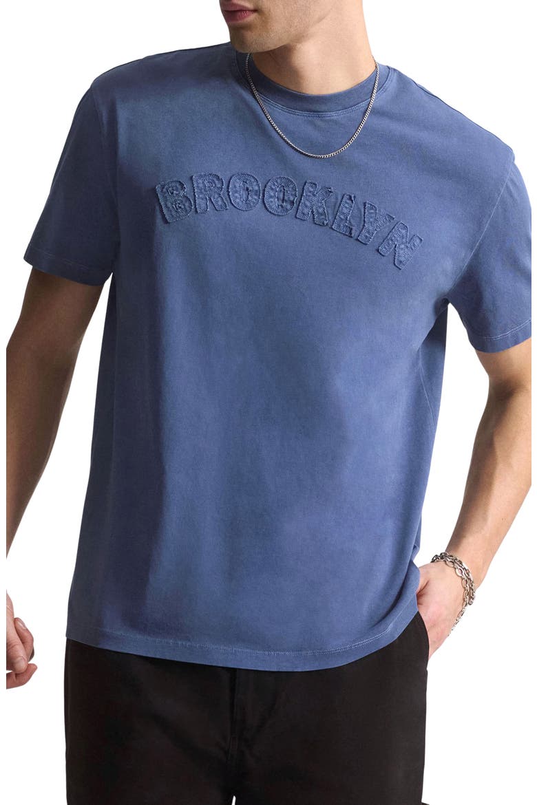 Medieval Cotton Graphic T-Shirt, Main, color, MEDIEVAL BLUE