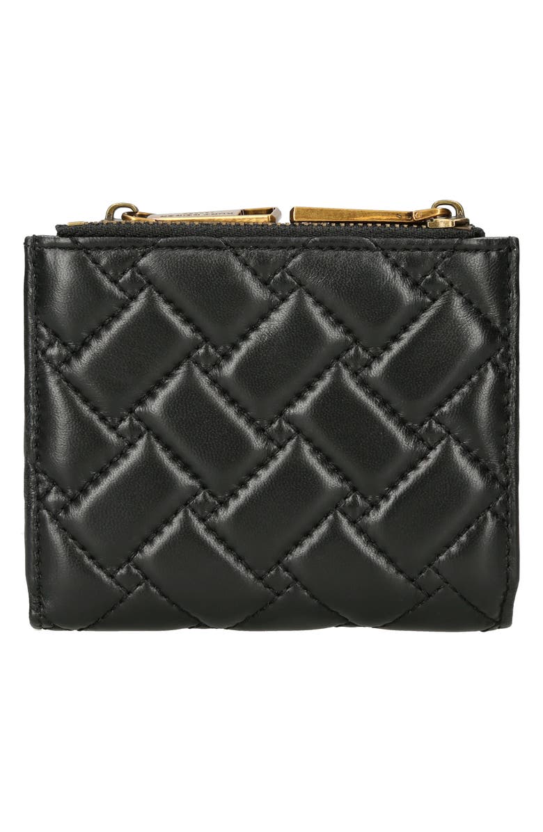 Kurt Geiger London Mini Quilted Leather Bifold Wallet, Alternate, color,