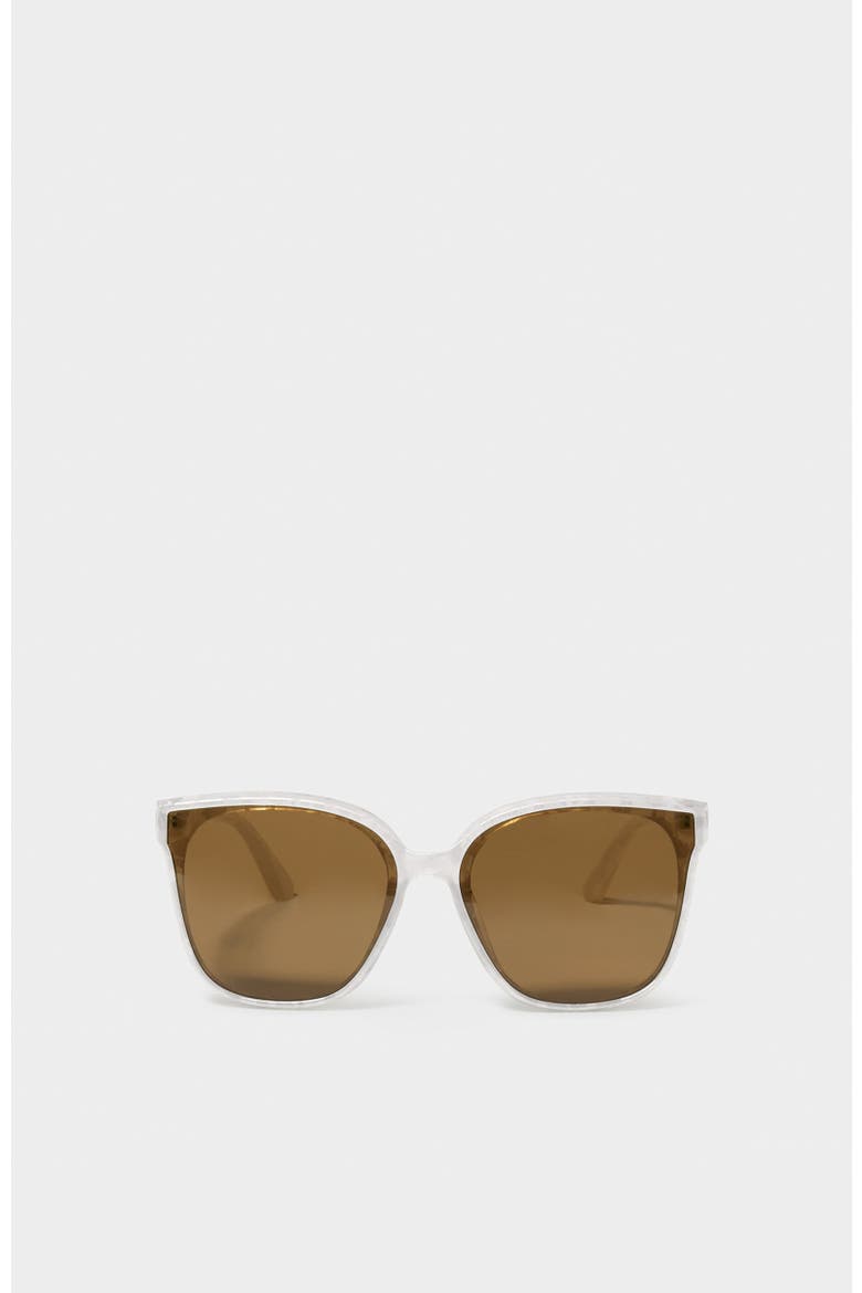 Savannah Sunglasses, Main, color, White Marble
