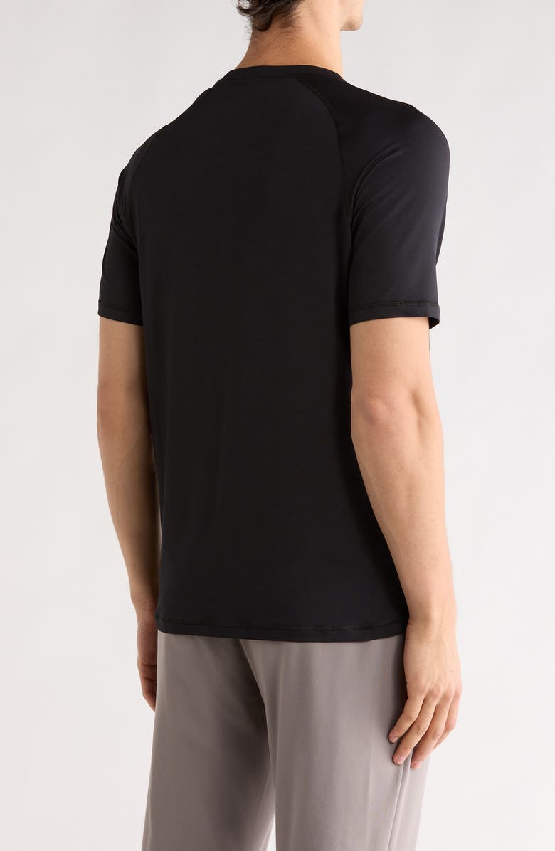 Z by Zella Short Sleeve Performance T-Shirt, Alternate, color, Black