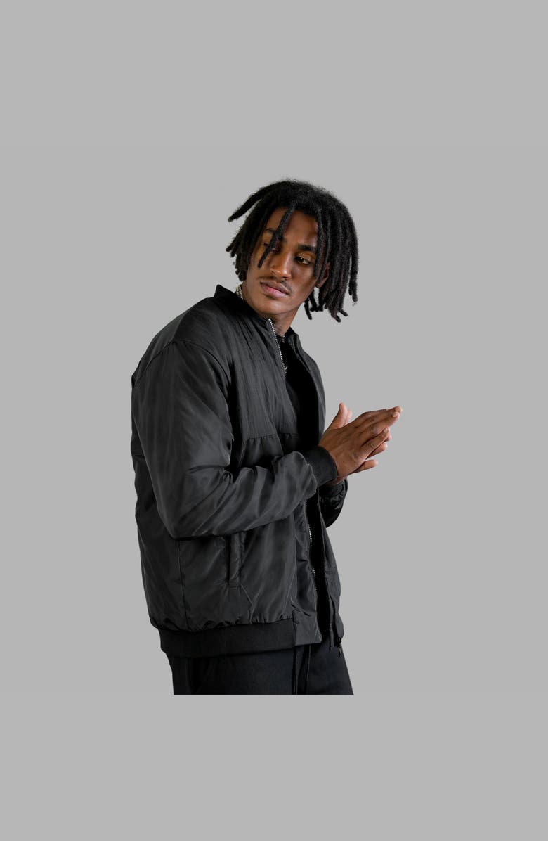 Blvck Bold Nylon Jacket, Alternate, color, Black