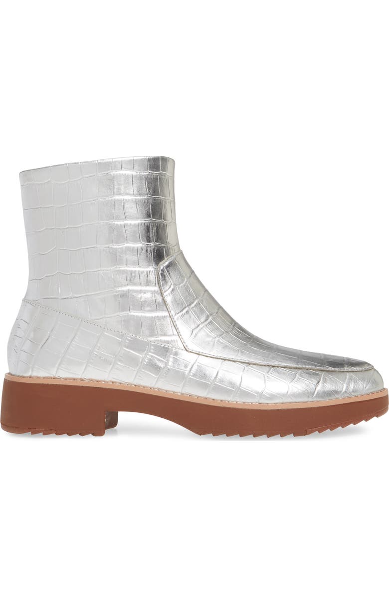 FitFlop Kinbey Croc Embossed Bootie, Alternate, color,