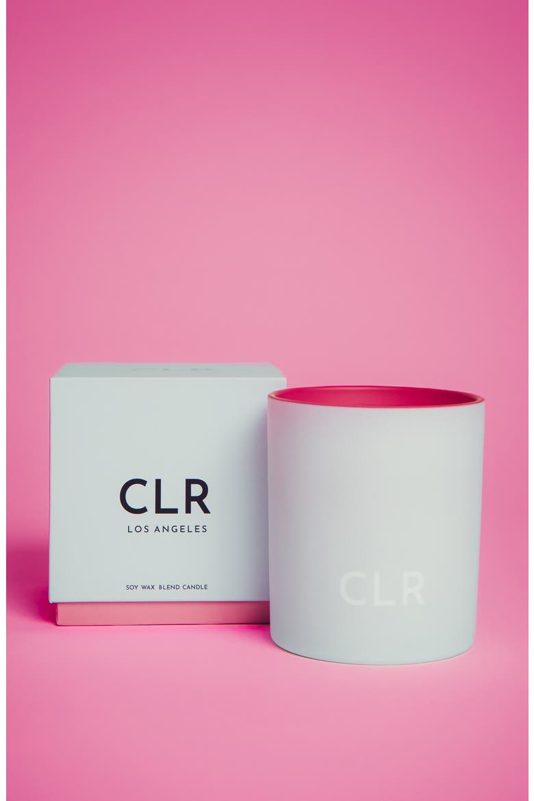 Hot Pink Scented Candle, Alternate, color, HOT PINK