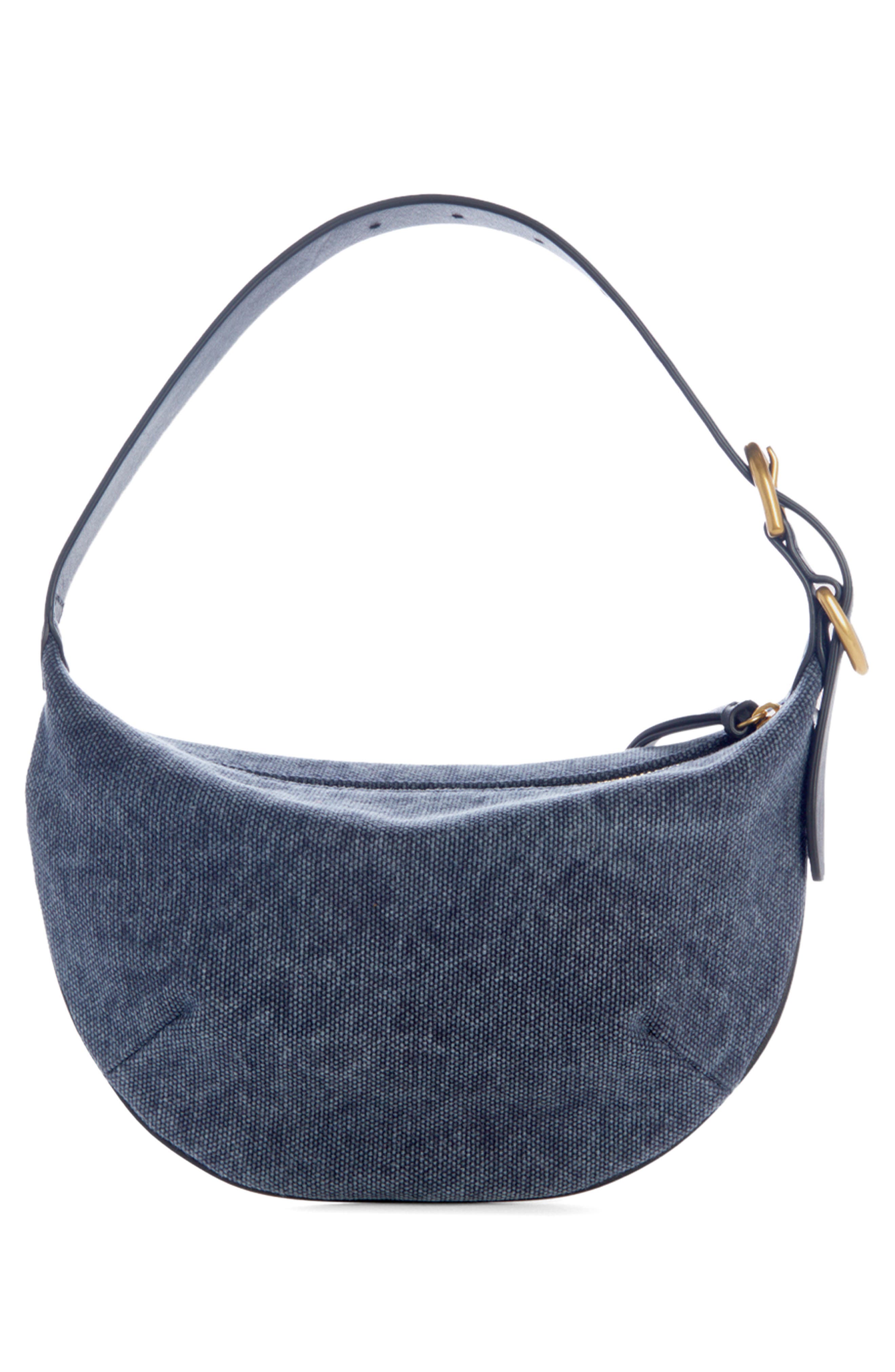 rag & bone Small Mercer Canvas Hobo Bag, Alternate, color, Mid