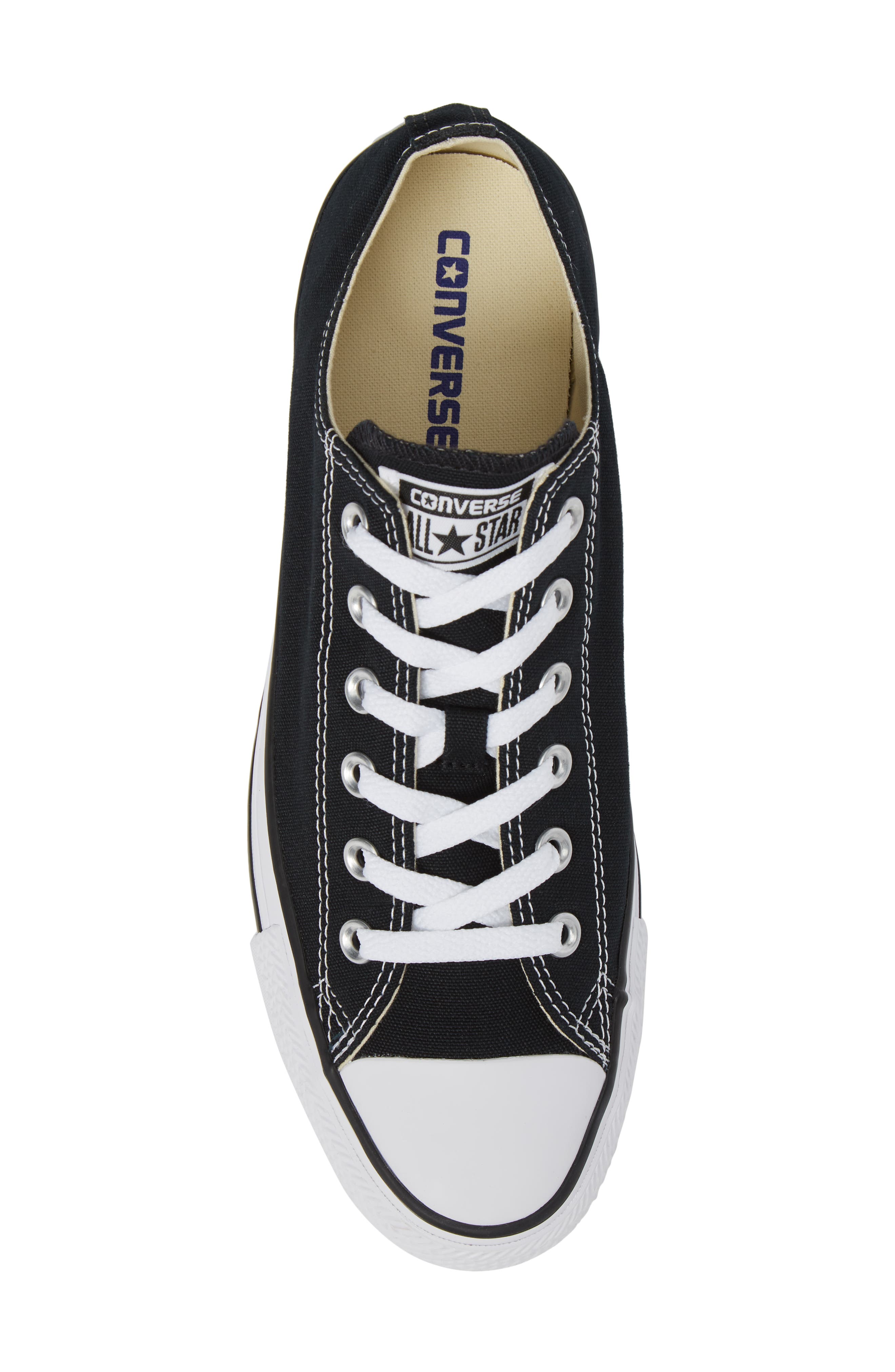Converse Chuck Taylor<sup>®</sup> All Star<sup>®</sup> Low Top Sneaker, Alternate, color, Black