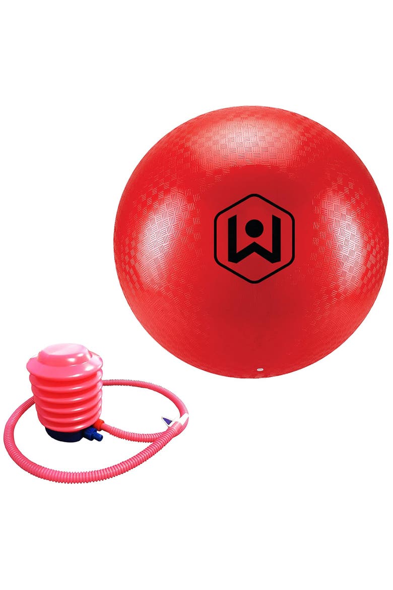 20" Red Kickball Giant Inflatable, Pump Included, Alternate, color, Multicolored