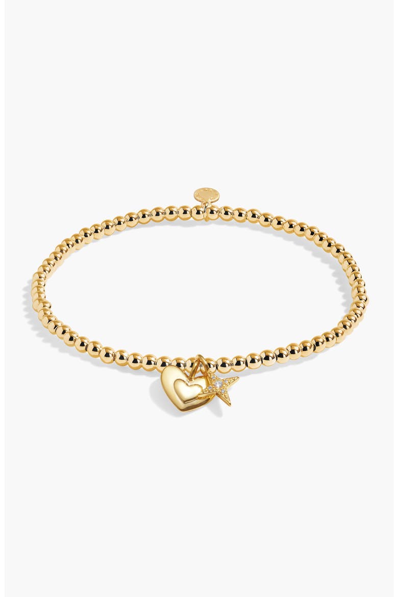 A Little 'Blessed To Have A Mom Like You' Bracelet In Gold-Tone Plating, Alternate, color, Metallic Gold