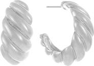Ettika Croissant Hoop Earrings