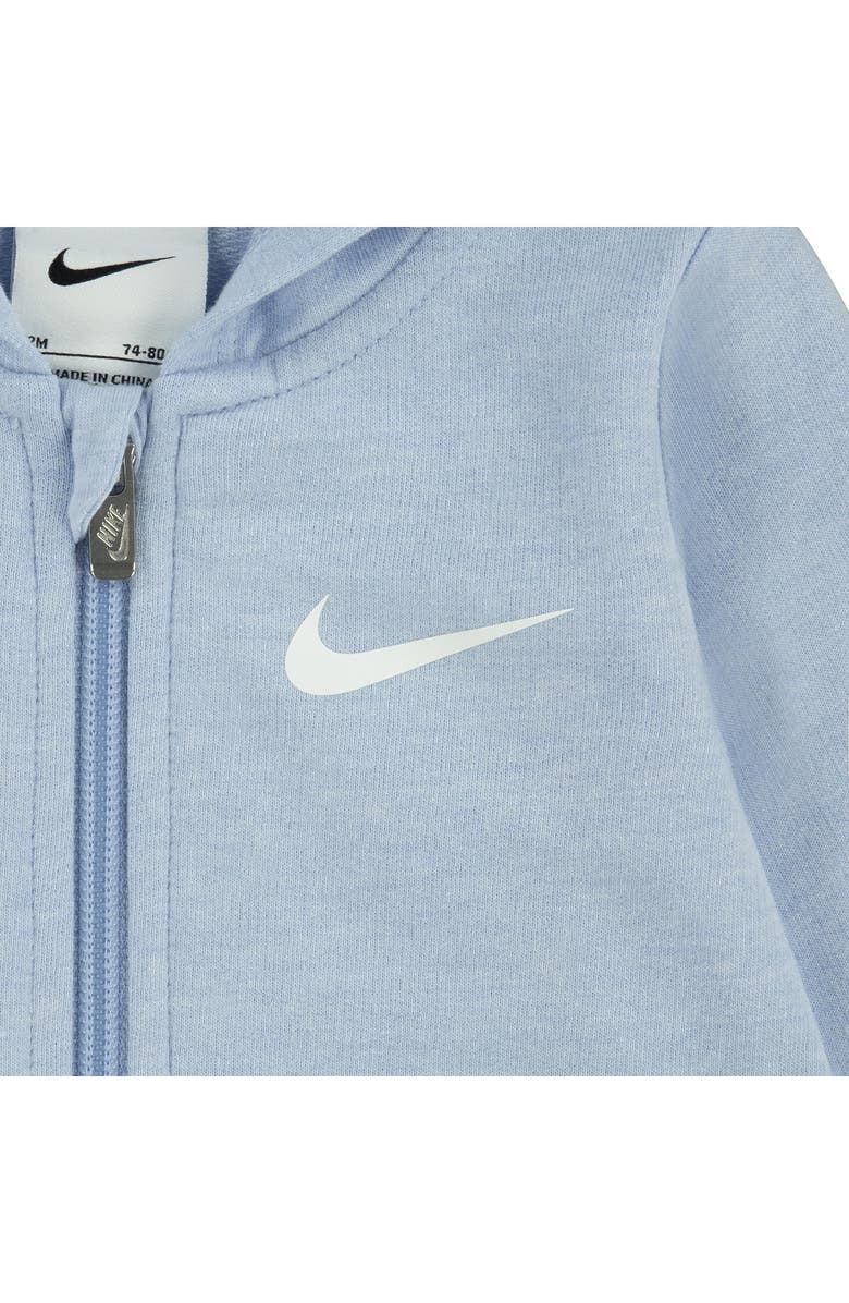 Nike Hooded French Terry Romper, Alternate, color, Cobalt Bliss Heather