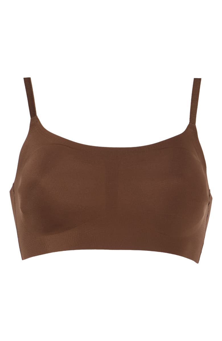 True & Co True Everybody Scoop Neck Bra, Alternate, color, Chestnut