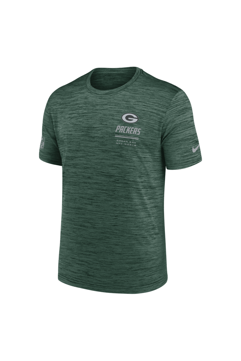 Men's Nike Green Green Bay Packers Sideline Double Covered Dri-FIT Velocity T-Shirt, Alternate, color, Green