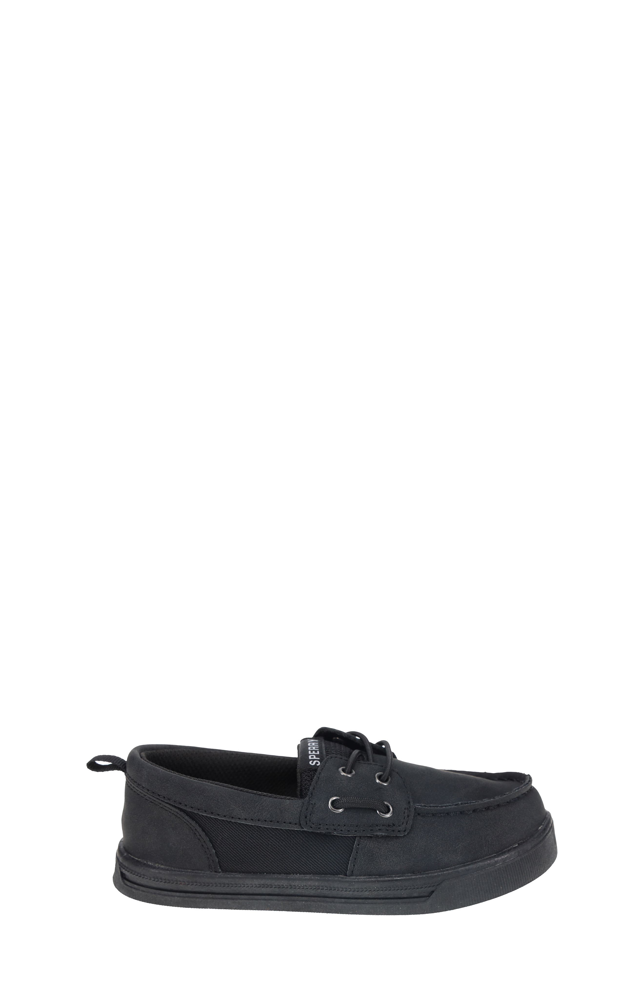SPERRY TOP-SIDER<sup>®</sup> Kids' Banyan Boat Shoe, Alternate, color, Black