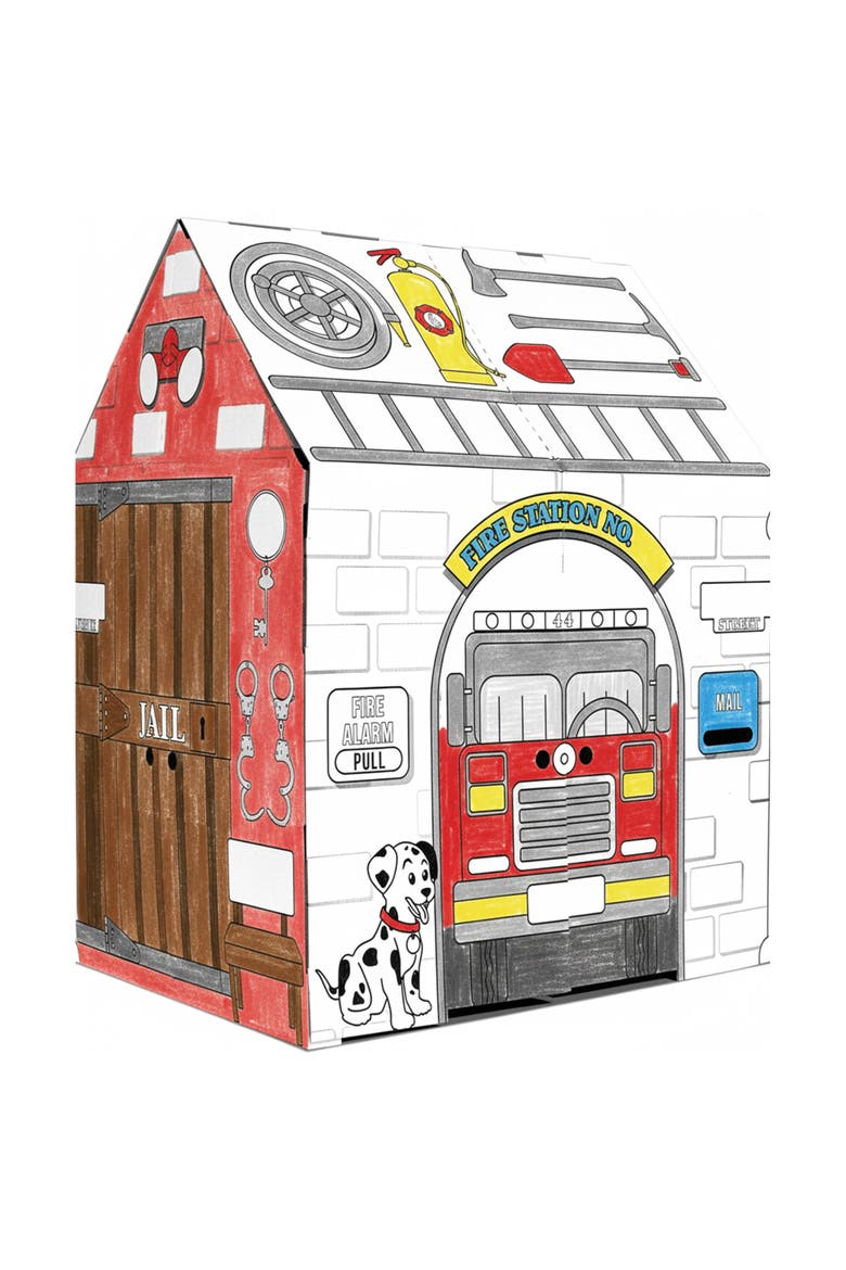 Police And Fire Station Kids Art & Craft, Alternate, color, Multicolored