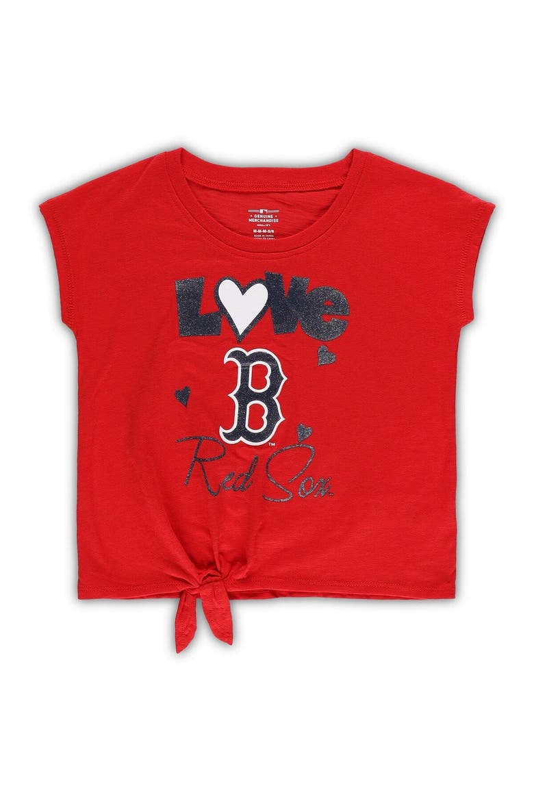 Girls Preschool Navy/Red Boston Red Sox Forever Love Tri-Blend T-Shirt & Leggings Set, Alternate, color, Navy
