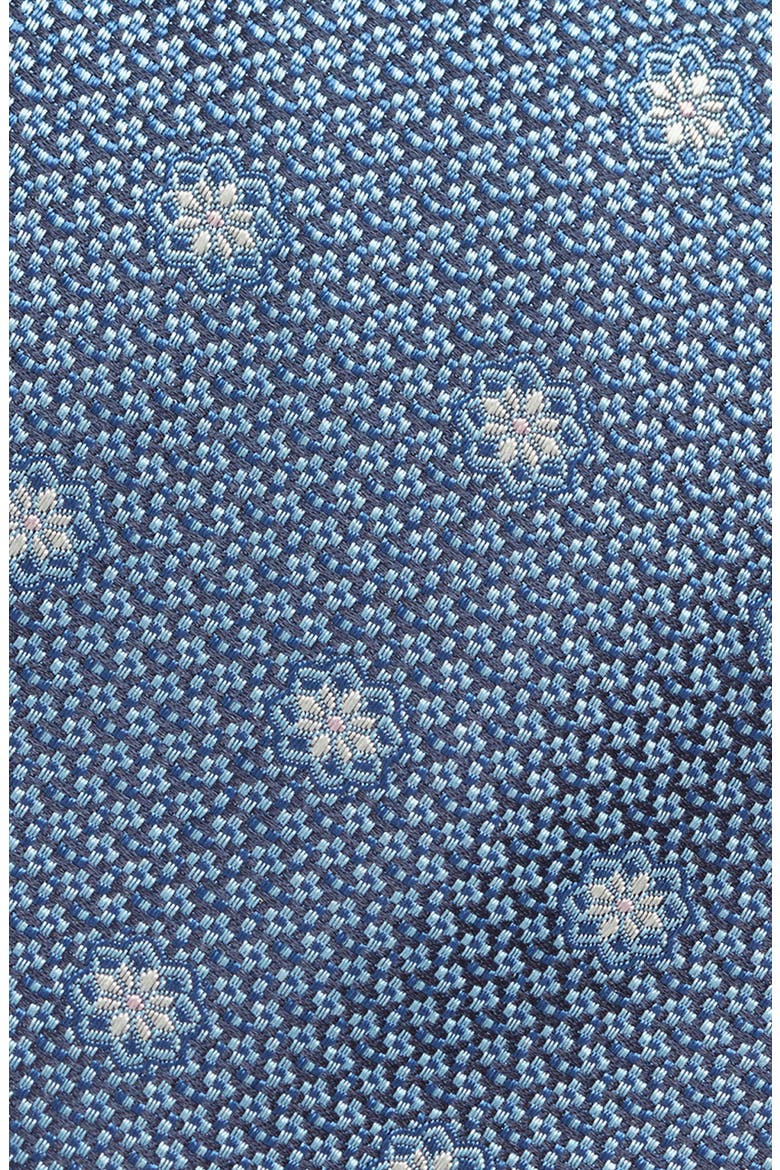 Medallion Silk Tie, Alternate, color, LIGHT BLUE
