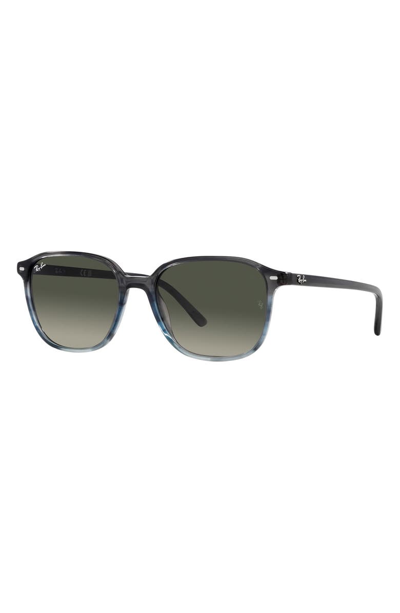 Ray-Ban Leonard 53mm Gradient Square Sunglasses, Alternate, color, 