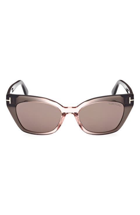52mm Cat Eye Sunglasses