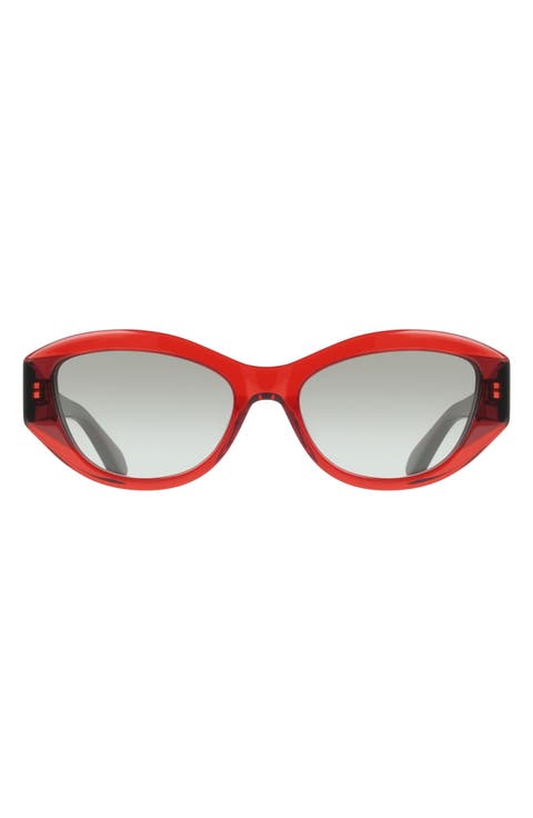 55mm Oval Sunglasses