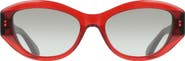 FERRAGAMO 55mm Oval Sunglasses
