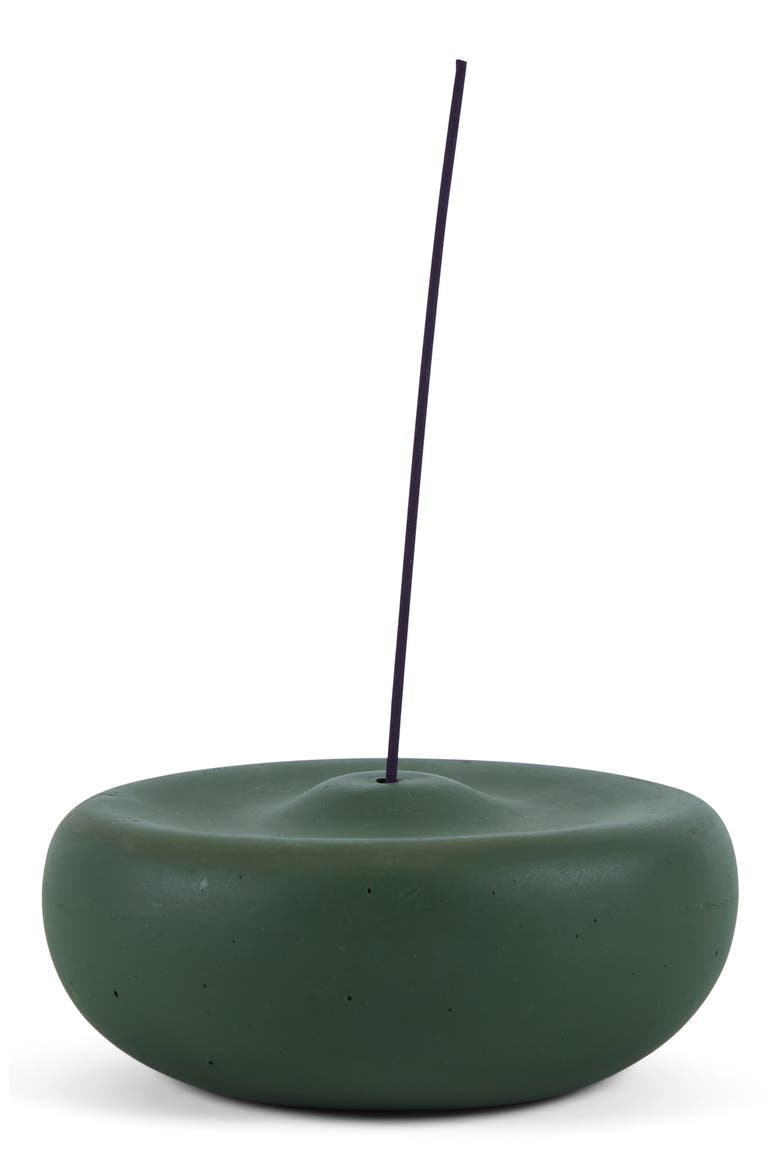 Ceramic Incense Holder, Main, color, GREEN