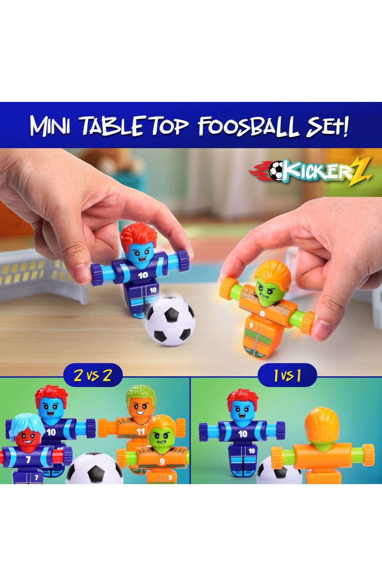 Power Your Fun KickerZ Soccer Fidgets Game Set- 8pc, Alternate, color, Multi Color