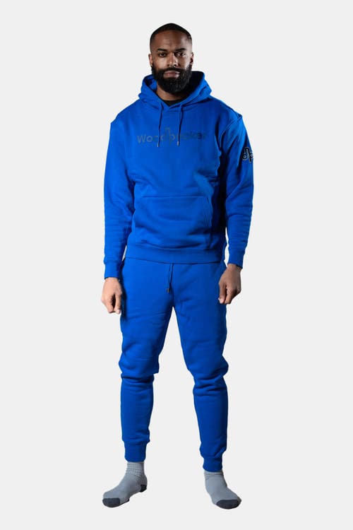 Woodpecker Unisex Cotton Sweatsuit In Blue