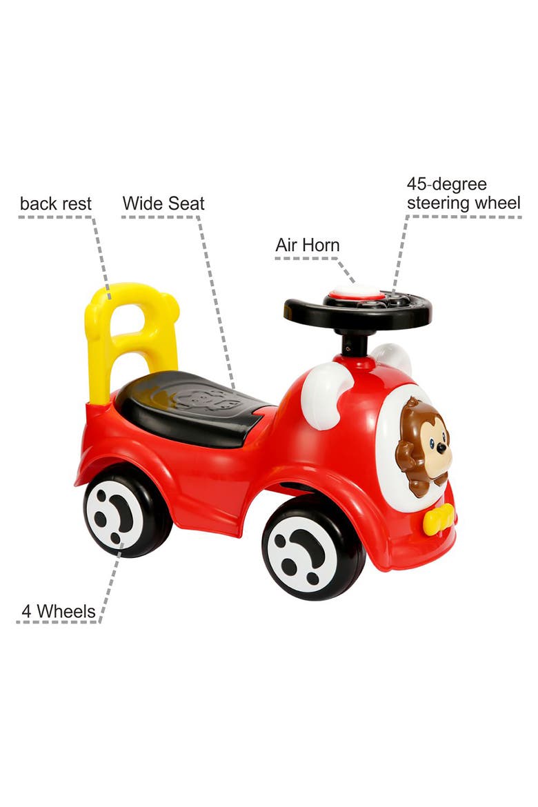 Foot To Floor Rideon Car W/ Music, Alternate, color, Multicolored