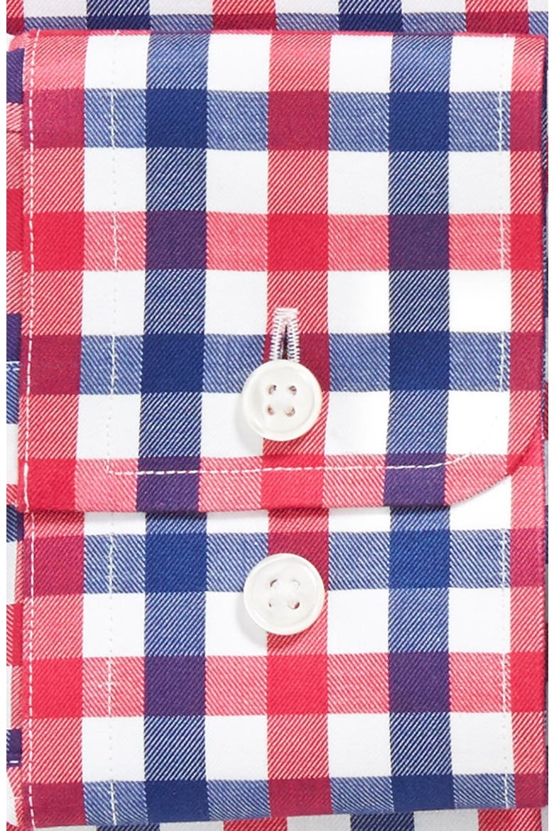 HUGO BOSS 'Miles' Sharp Fit Dress Shirt, Alternate, color, BERRY