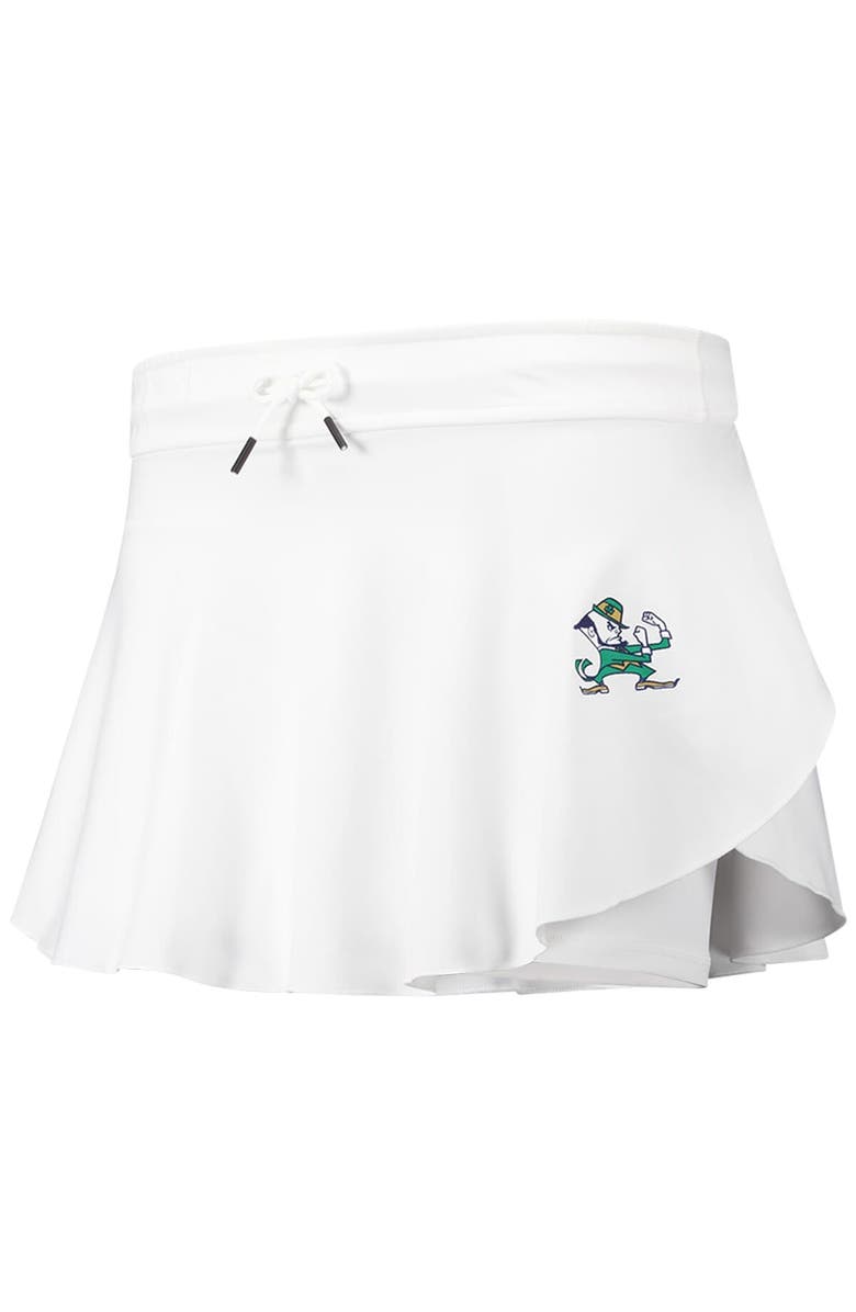 Under Armour Women's Under Armour White Notre Dame Fighting Irish Gameday Split Soft Skort, Alternate, color, 