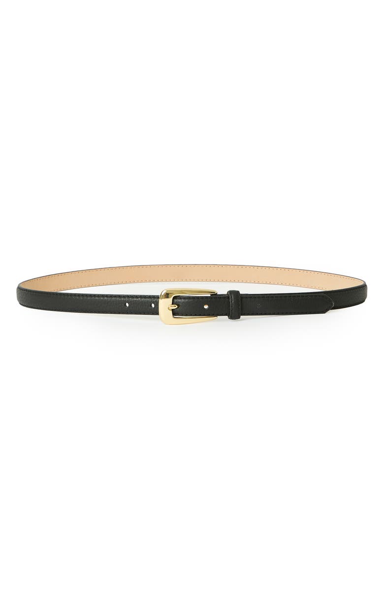 B-Low the Belt Adrian Leather Belt, Main, color, Black Gold