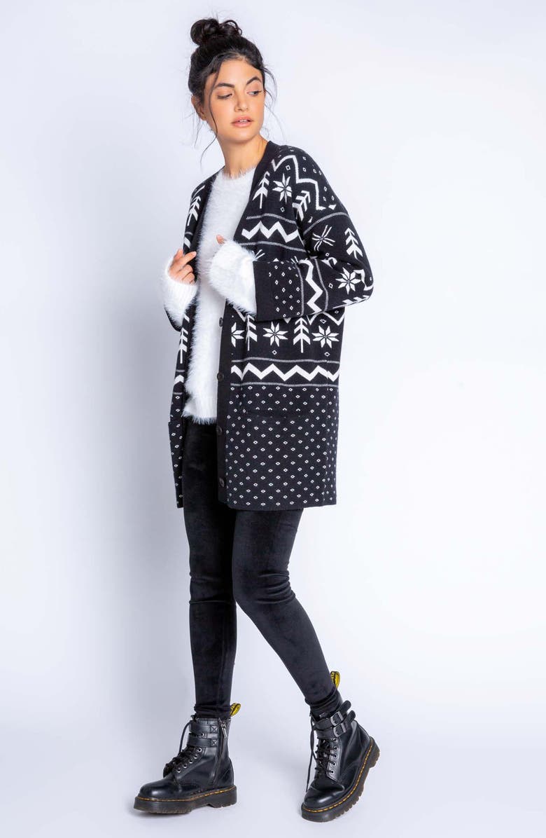 PJ Salvage Alpine Night Cardigan, Alternate, color,