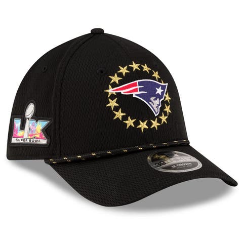 Men's New Era Black New England Patriots Super Bowl LX 39THIRTY M-Crown Rope Flex Hat