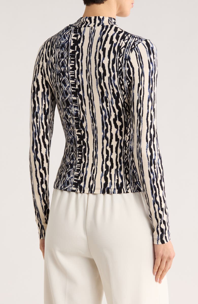 Tart Johnnie Cutout Top, Alternate, color, Tribal Stripe