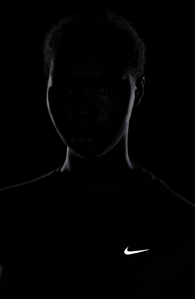 Nike Swift Dri-FIT UV Running Top, Alternate, color, 010 Black/Reflective Silv