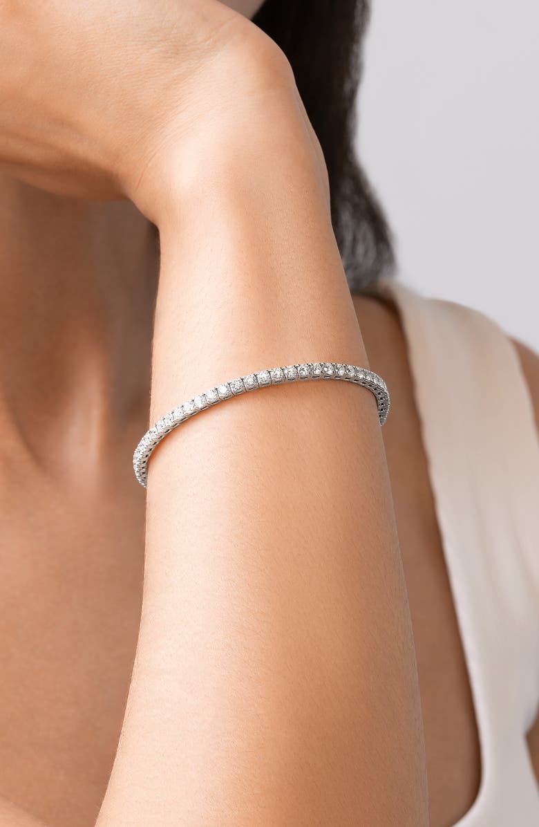 Bony Levy Gatsby Diamond Stretch Bracelet, Alternate, color, 18K White Gold