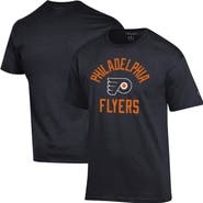 Champion Men's Champion Black Philadelphia Flyers Primary Logo Jersey T-Shirt