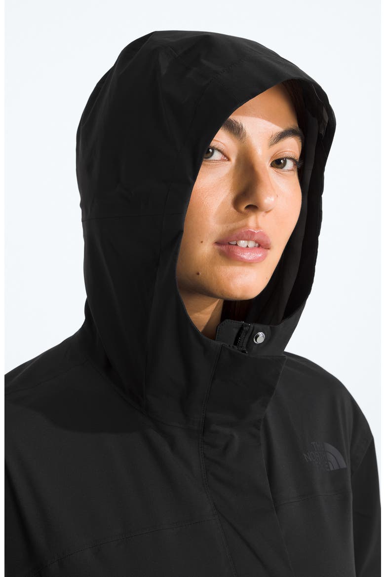 Voyage Rain DRYVENT™ 3L Hooded Parka, Alternate, color, TNF BLACK