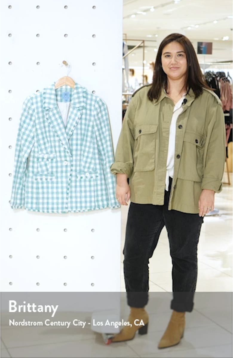 Gingham Tweed Jacket, sales video thumbnail