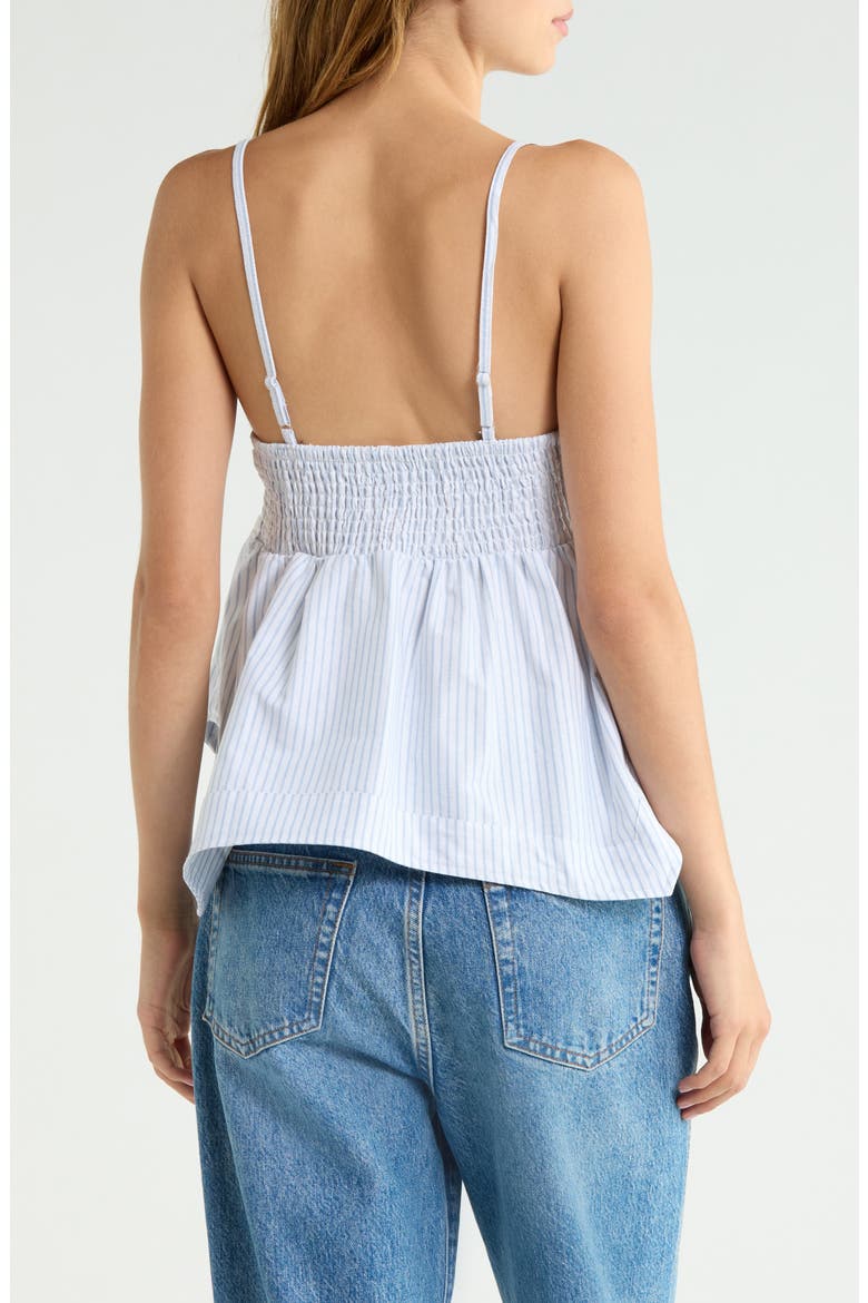 Striped Hanky Hem Tank, Alternate, color, BLUE