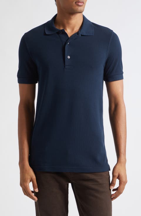 Lyocell & Cotton Piqué Polo