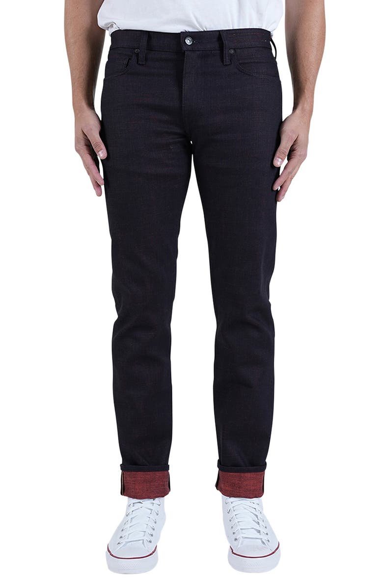 HIROSHI KATO The Pen Slim Fit 13-Ounce Stretch Selvedge Jeans, Main, color,