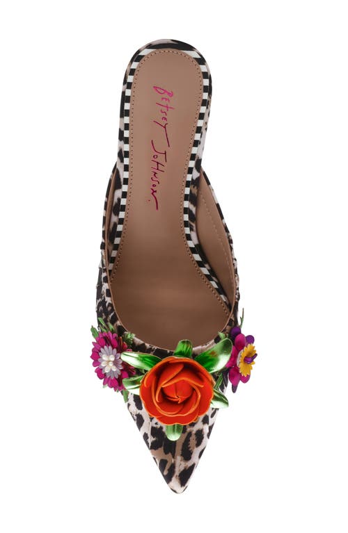 BETSEY JOHNSON BETSEY JOHNSON ABIGAYLE KITTEN HEEL SATIN MULE 
