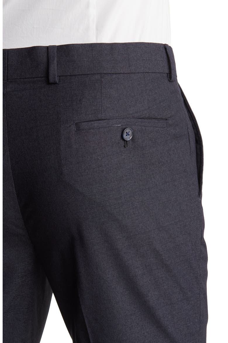 Charcoal Windowpane Skinny Fit Suit, Alternate, color, GREY