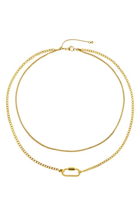 Gender Inclusive Layered Adjustable Necklace