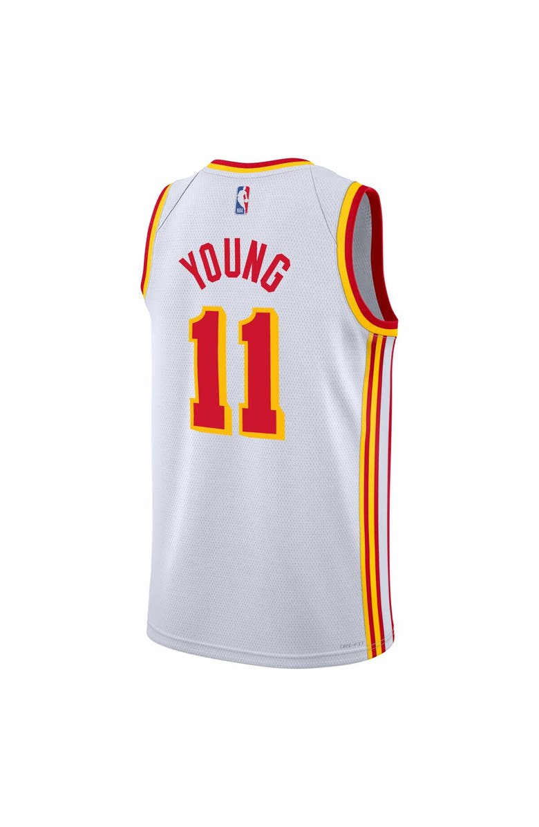 Nike Youth Nike Trae Young White Atlanta Hawks Swingman Jersey - Association Edition, Alternate, color, 