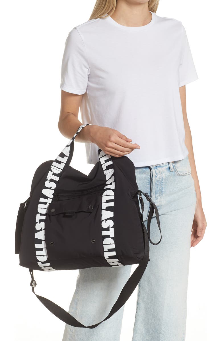 Stella McCartney Kids Stella McCartney Logo Diaper Bag, Alternate, color,