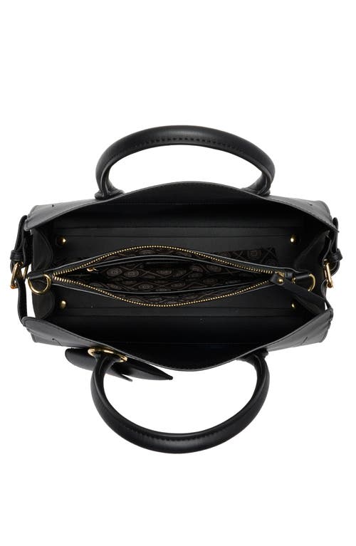 Nanette Lepore Quentin East/west Triple Section Satchel Bag In Black