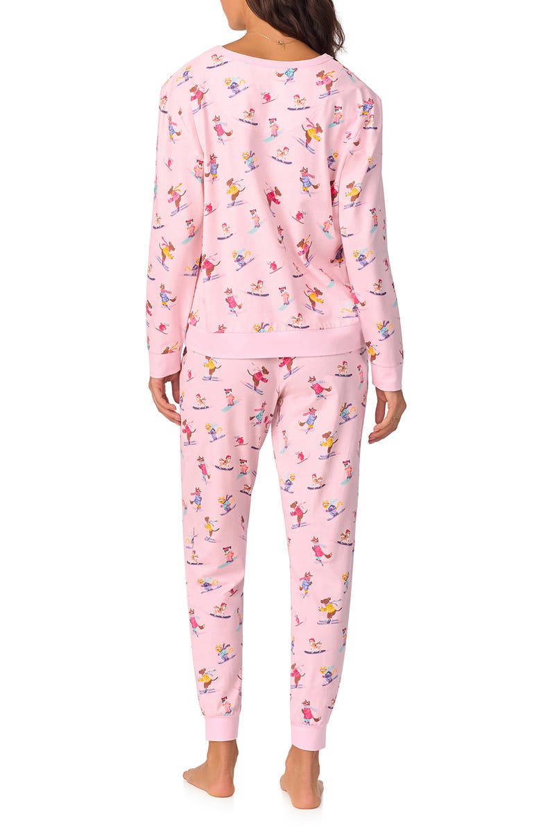BedHead Pajamas Print Stretch Organic Cotton Jersey Pajamas, Alternate, color, 